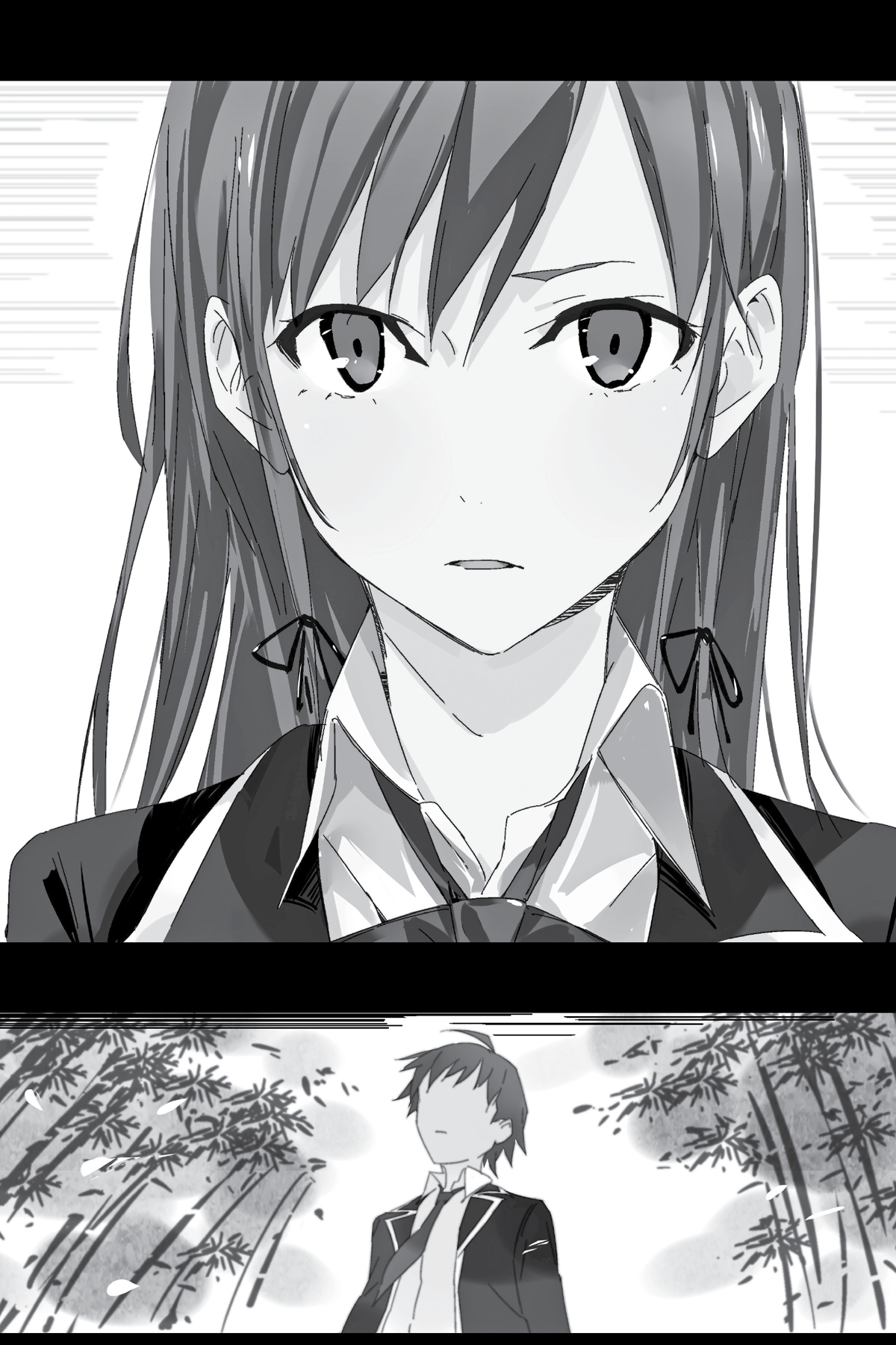 4: Quietly, Yukino Yukinoshita resolves herself. - 23