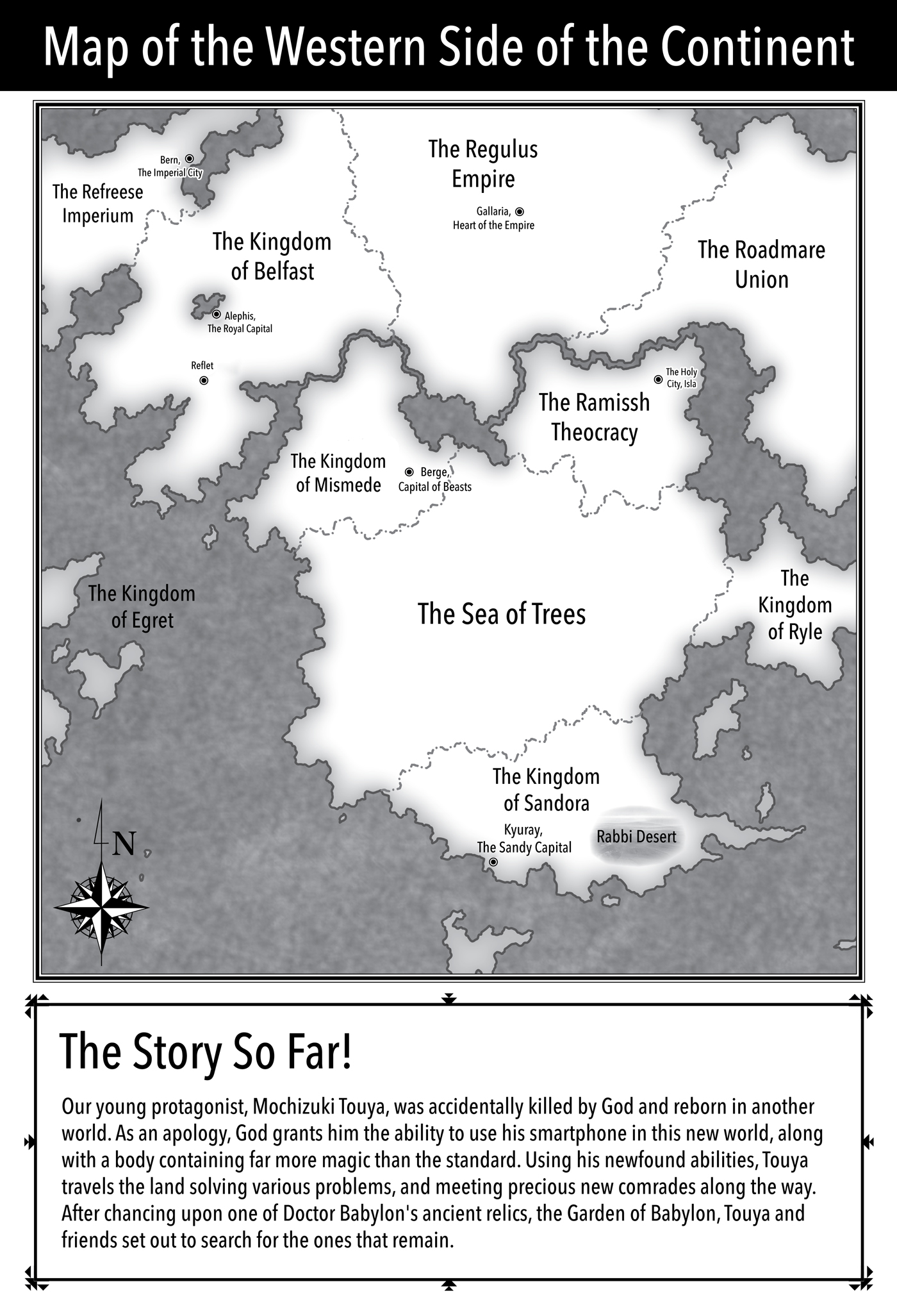 Map of the Western Side of the Continent - 05