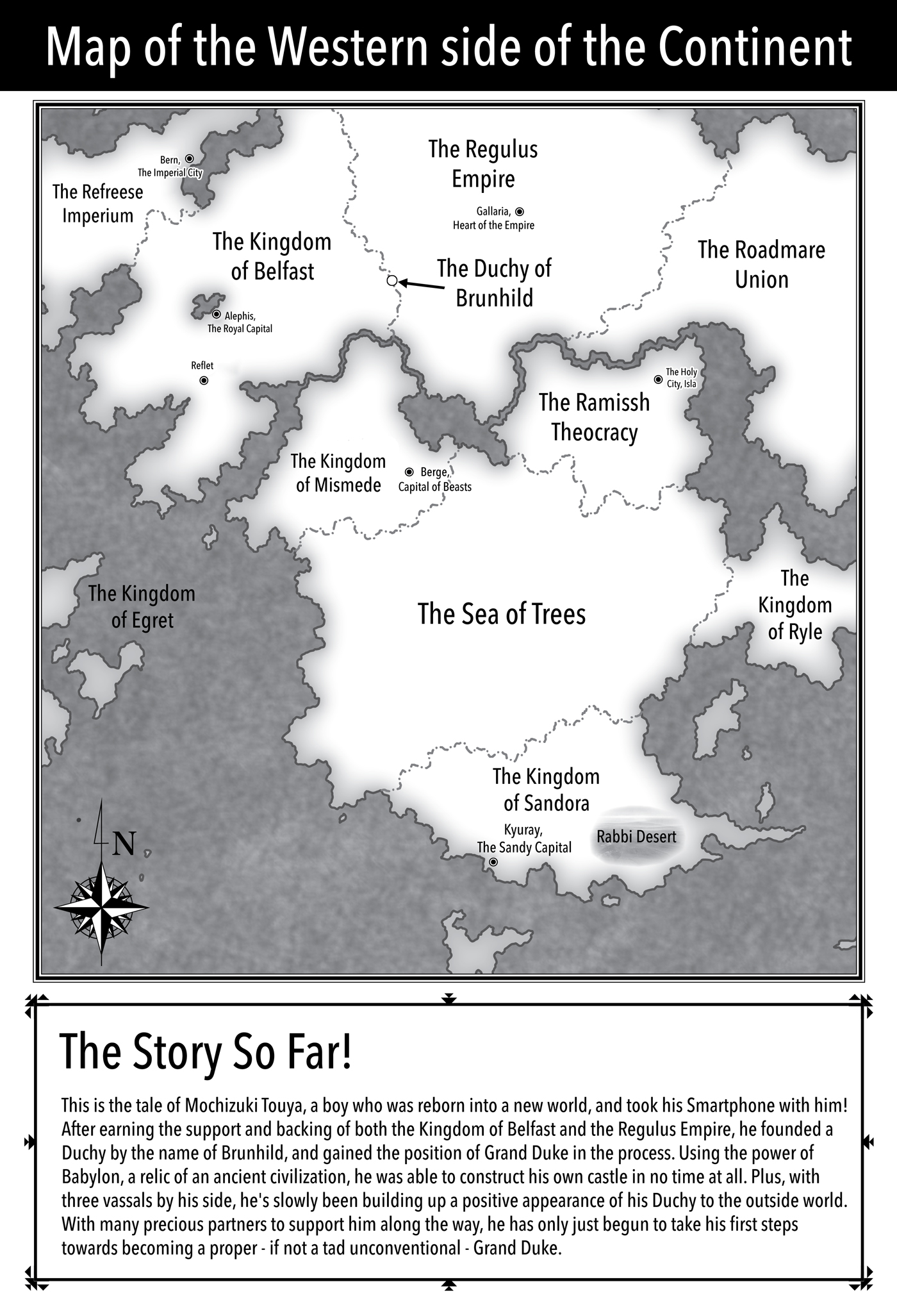 Map of the Western side of the Continent - 05