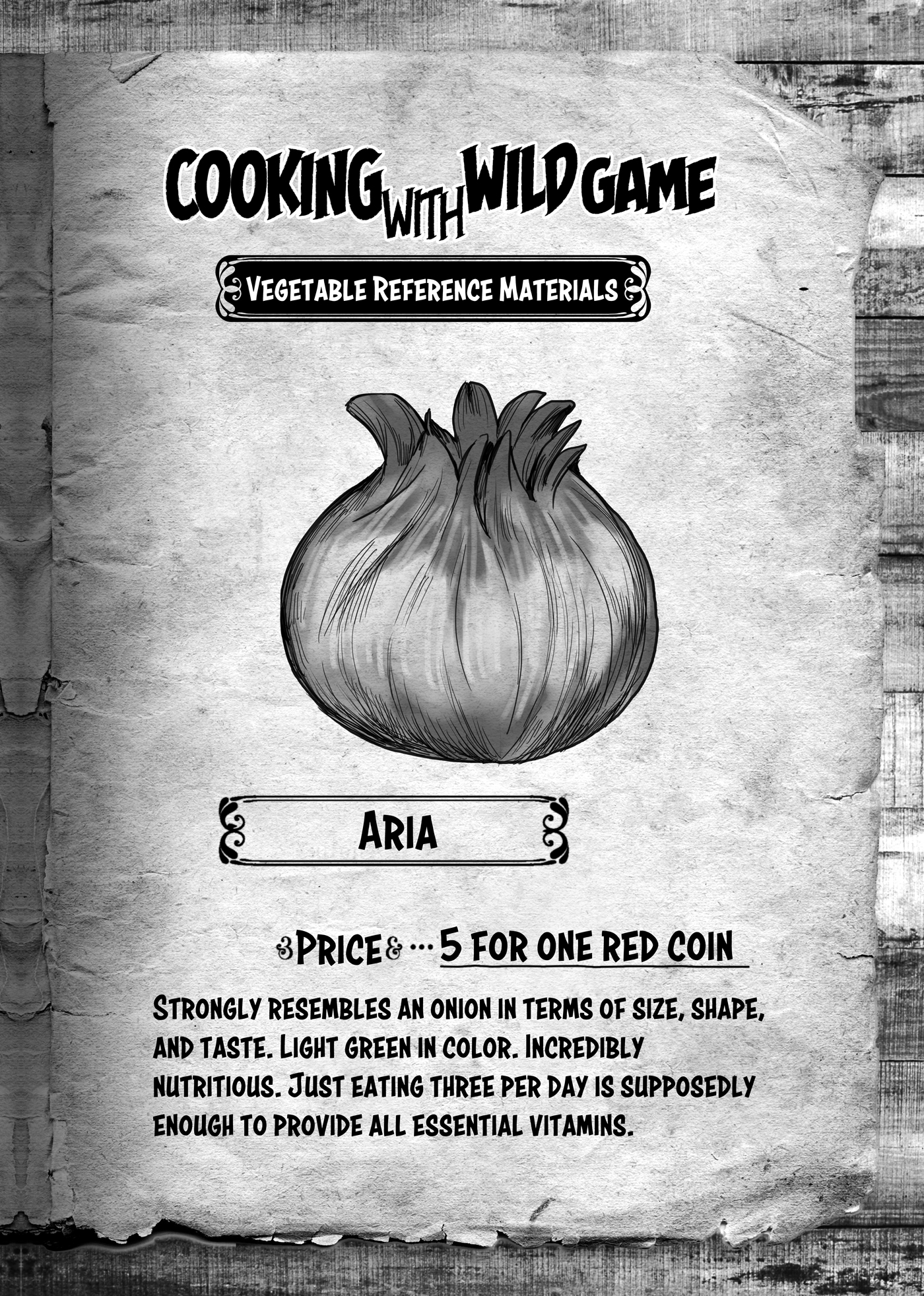 Vegetable Reference Materials - 16