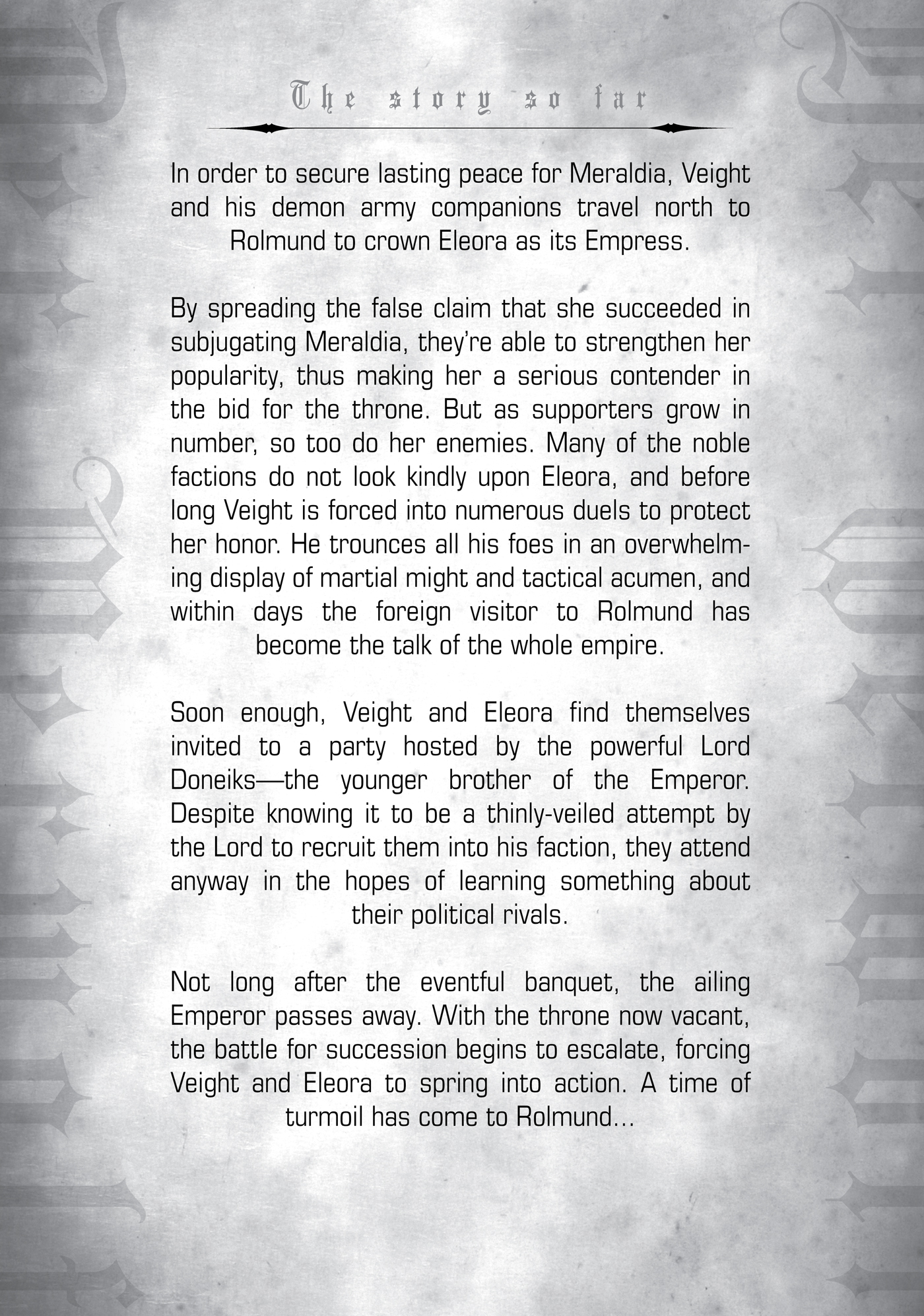 The Story So Far - 07