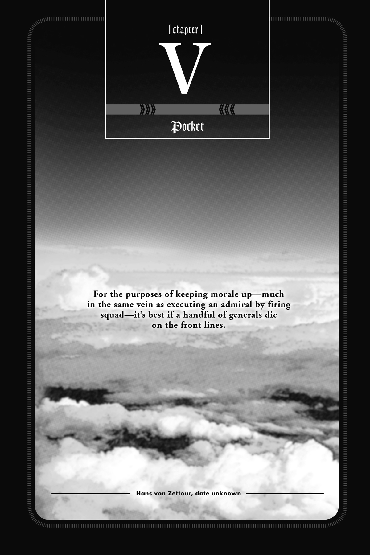 Chapter V: Pocket - 30