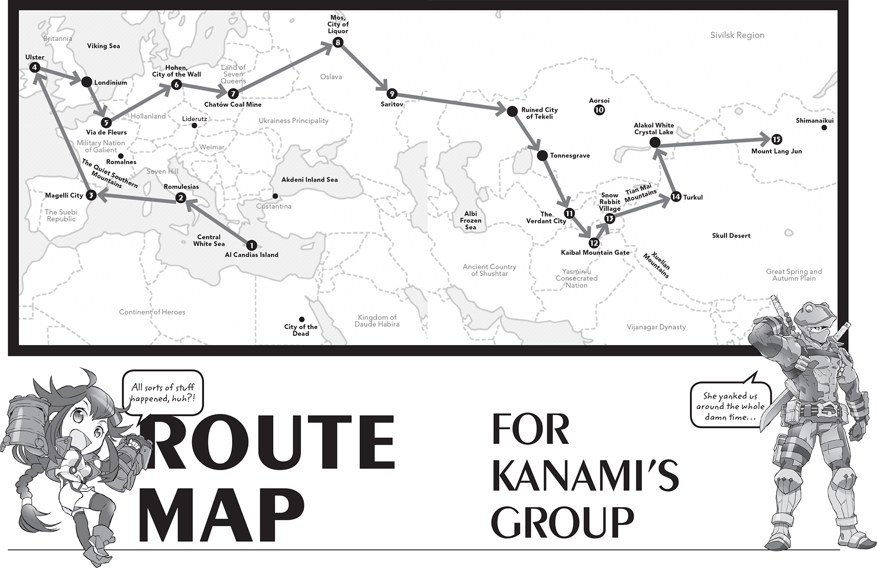 Appendix 2: Route Map for Kanami’s Group - 188