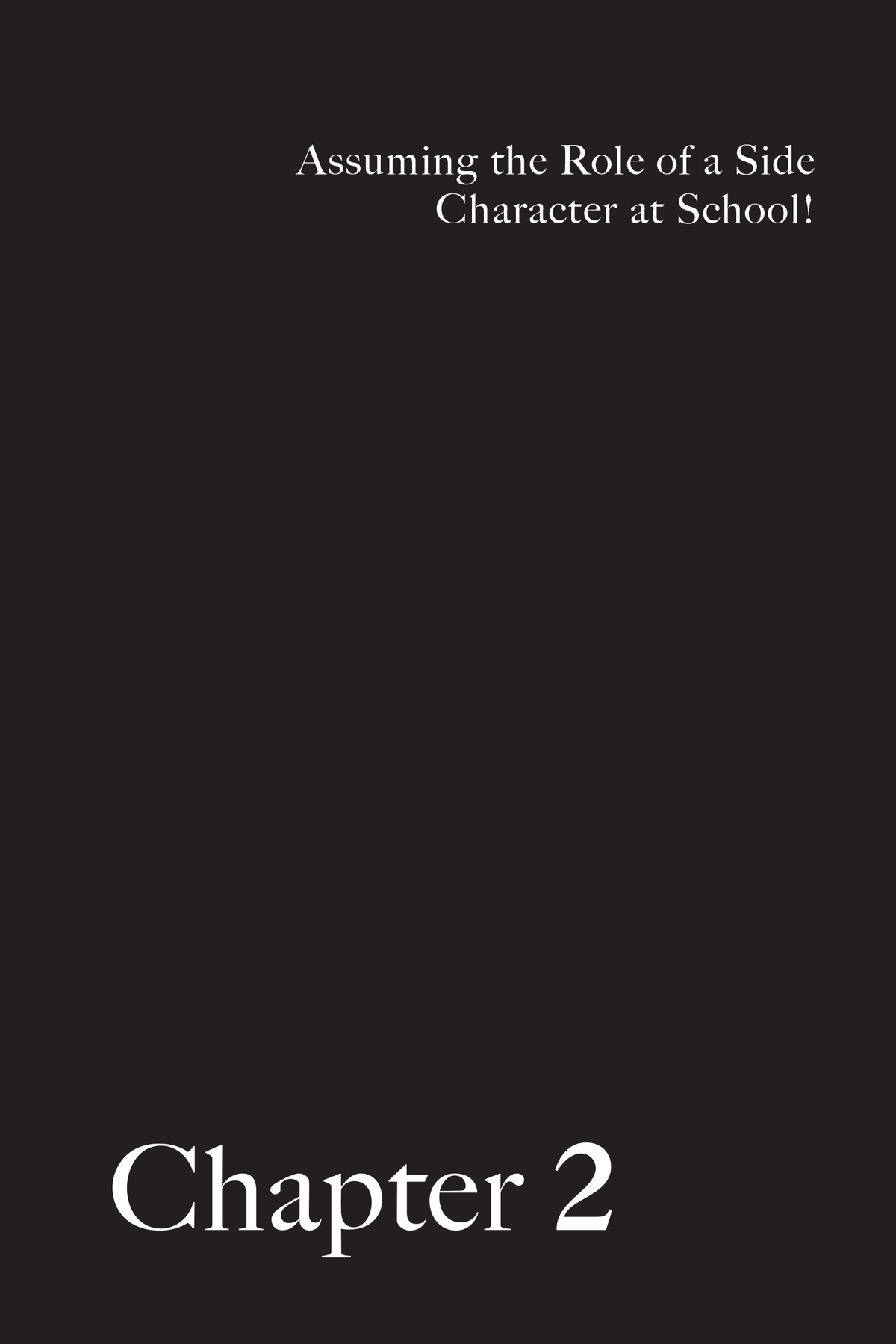 Chapter 2 Assuming the Role of a Side Character at School! - 28