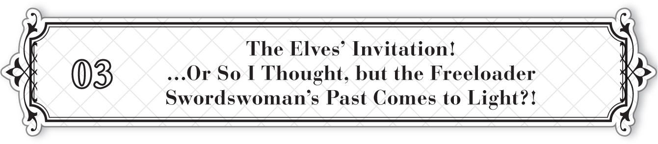03: The Elves’ Invitation! …Or So I Thought, but the Freeloader Swordswoman’s Past Comes to Light?! - 17