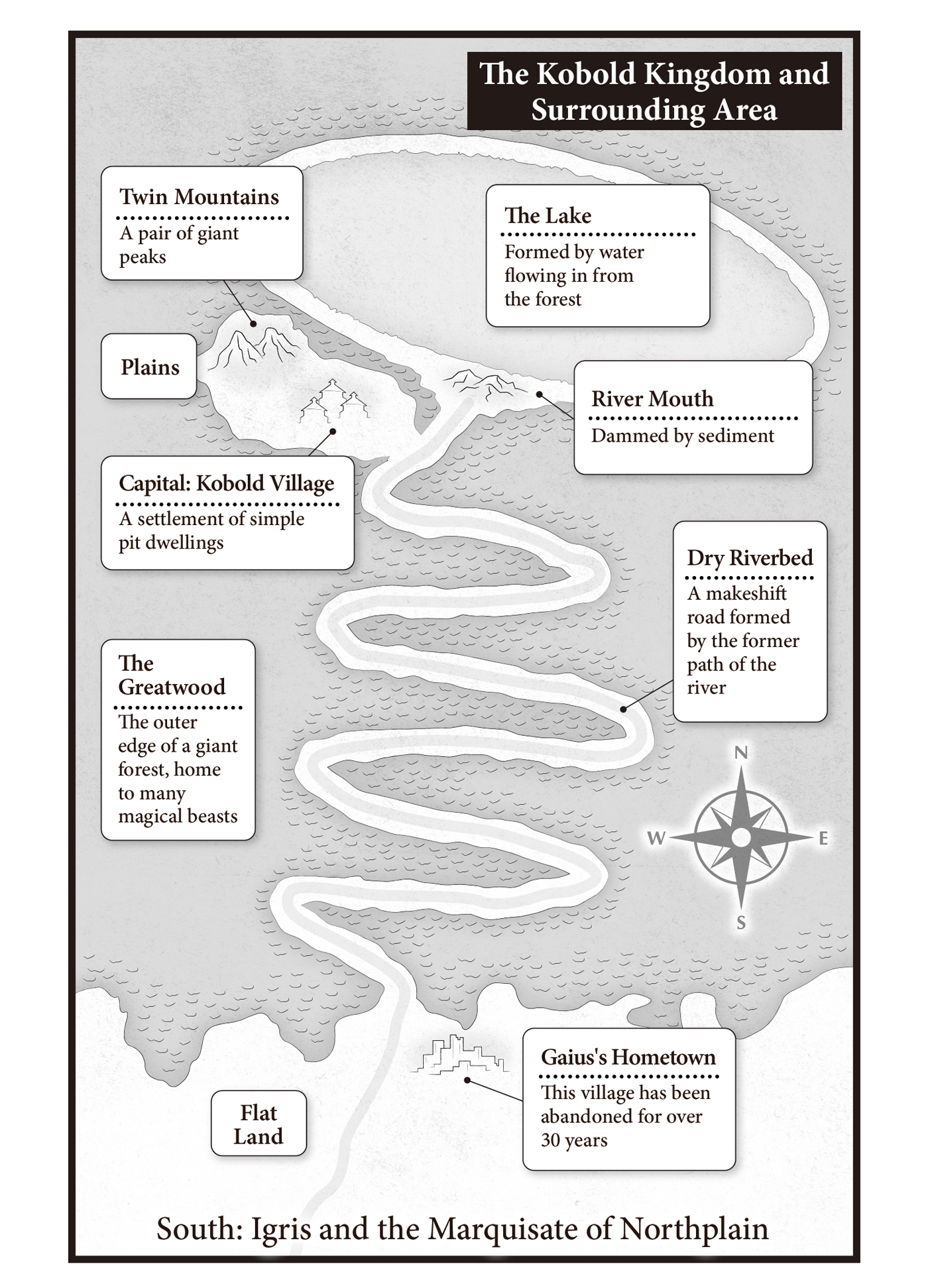 Map of the Kobold Kingdom and Surrounding Area - 02