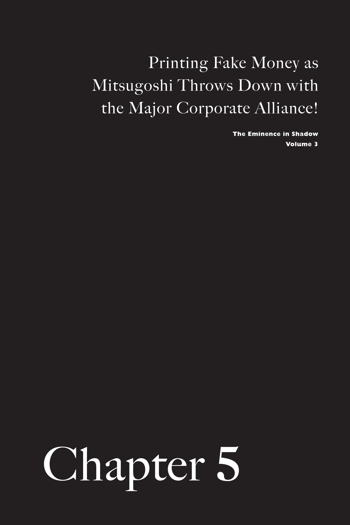 Chapter 5 Printing Fake Money as Mitsugoshi Throws Down with the Major Corporate Alliance! - 65