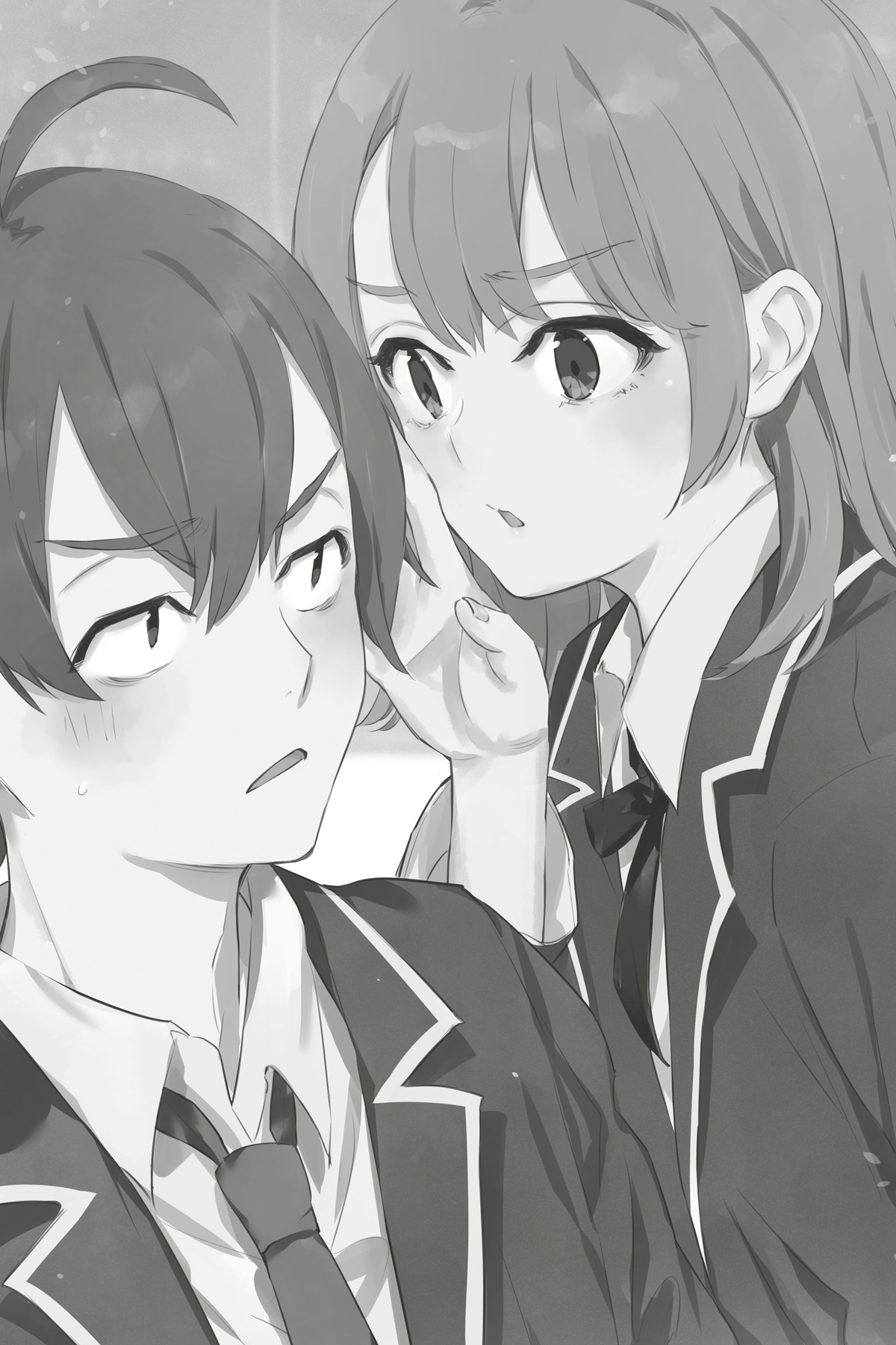 4: And then Yukino Yukinoshita quietly waves. - 34