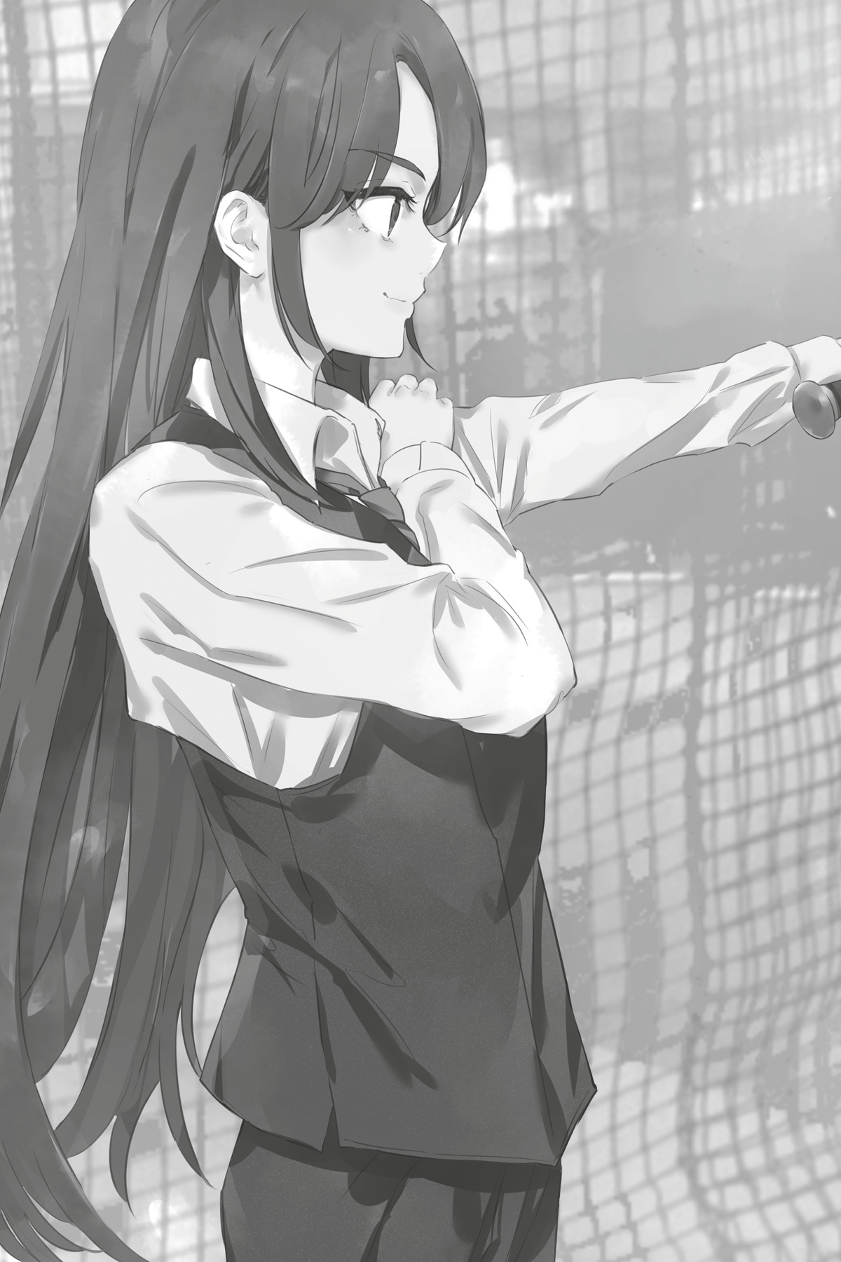 5: Gallantly, Shizuka Hiratsuka walks ahead. - 45