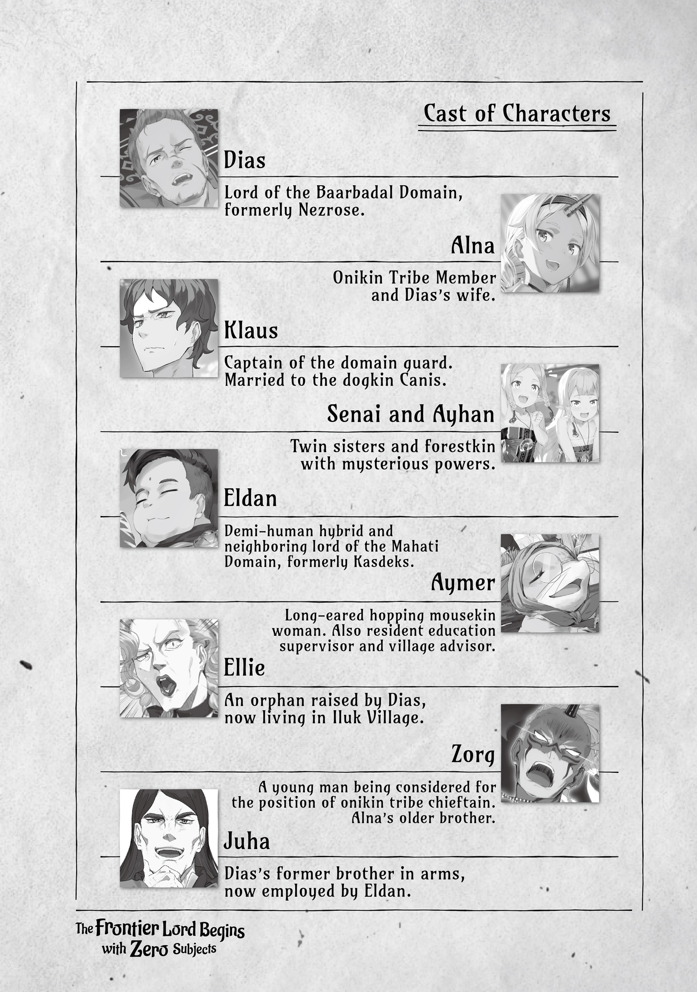 Characters and Aymer’s Report - 04