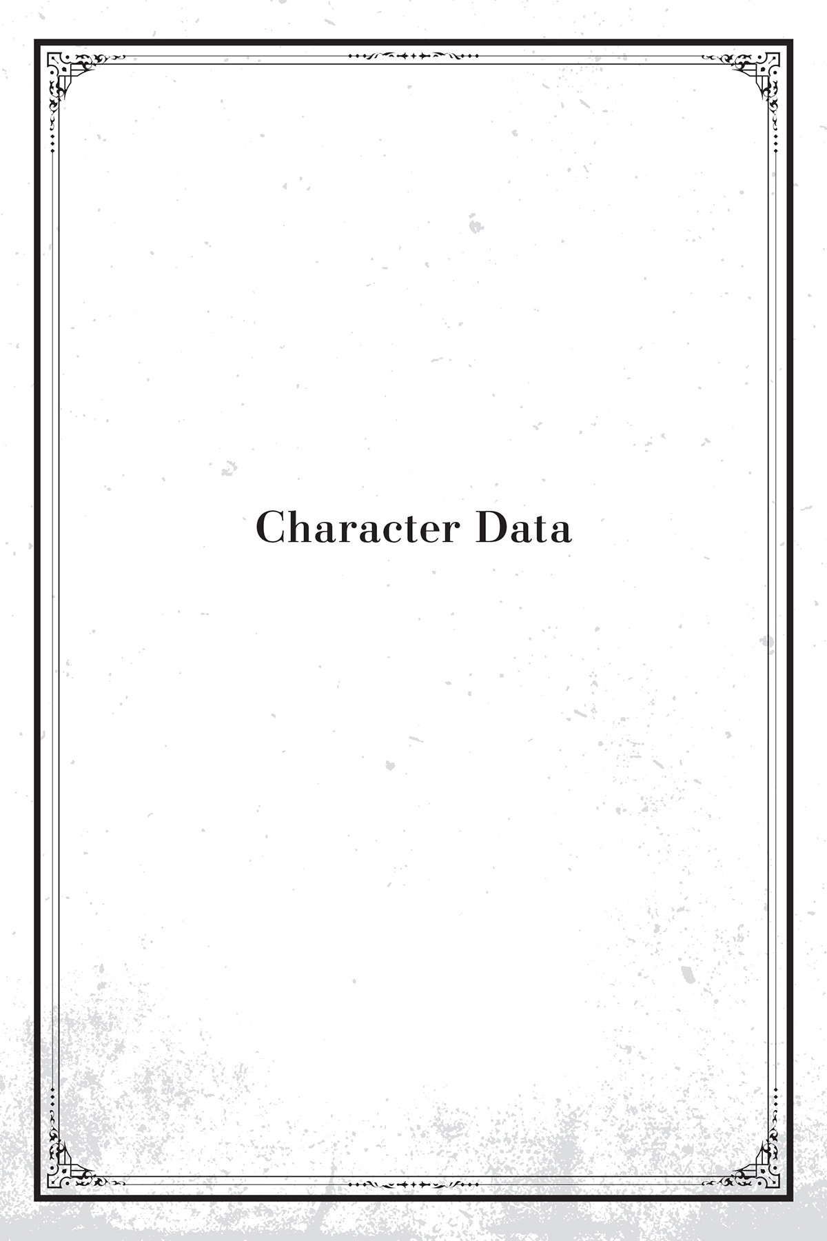 Character Data - 24