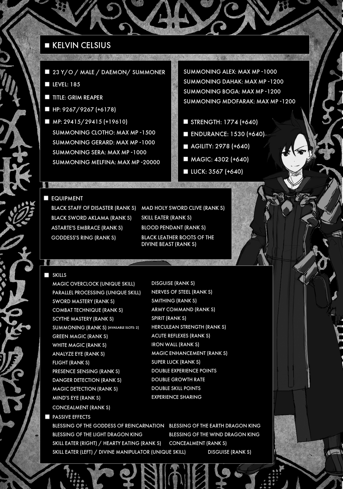 Character Stats - 18