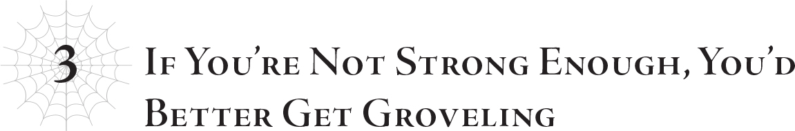 3 If You’re Not Strong Enough, You’d Better Get Groveling - 21