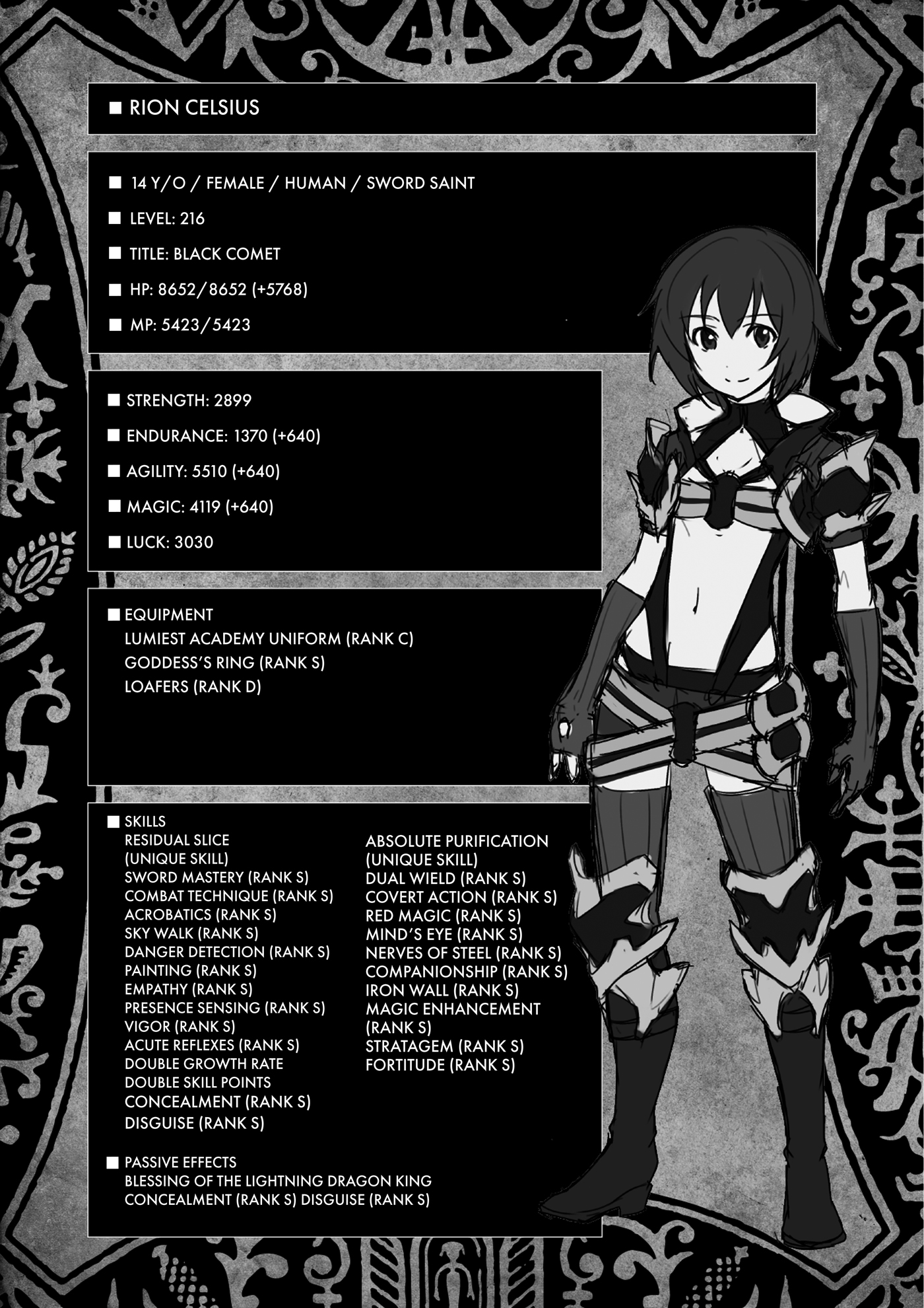 Character Stats - 18