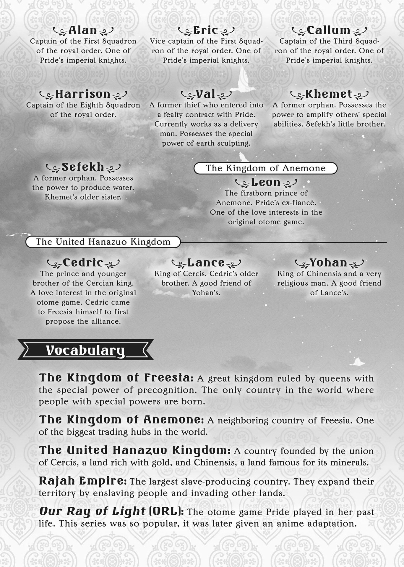 Characters & Vocabulary - 05