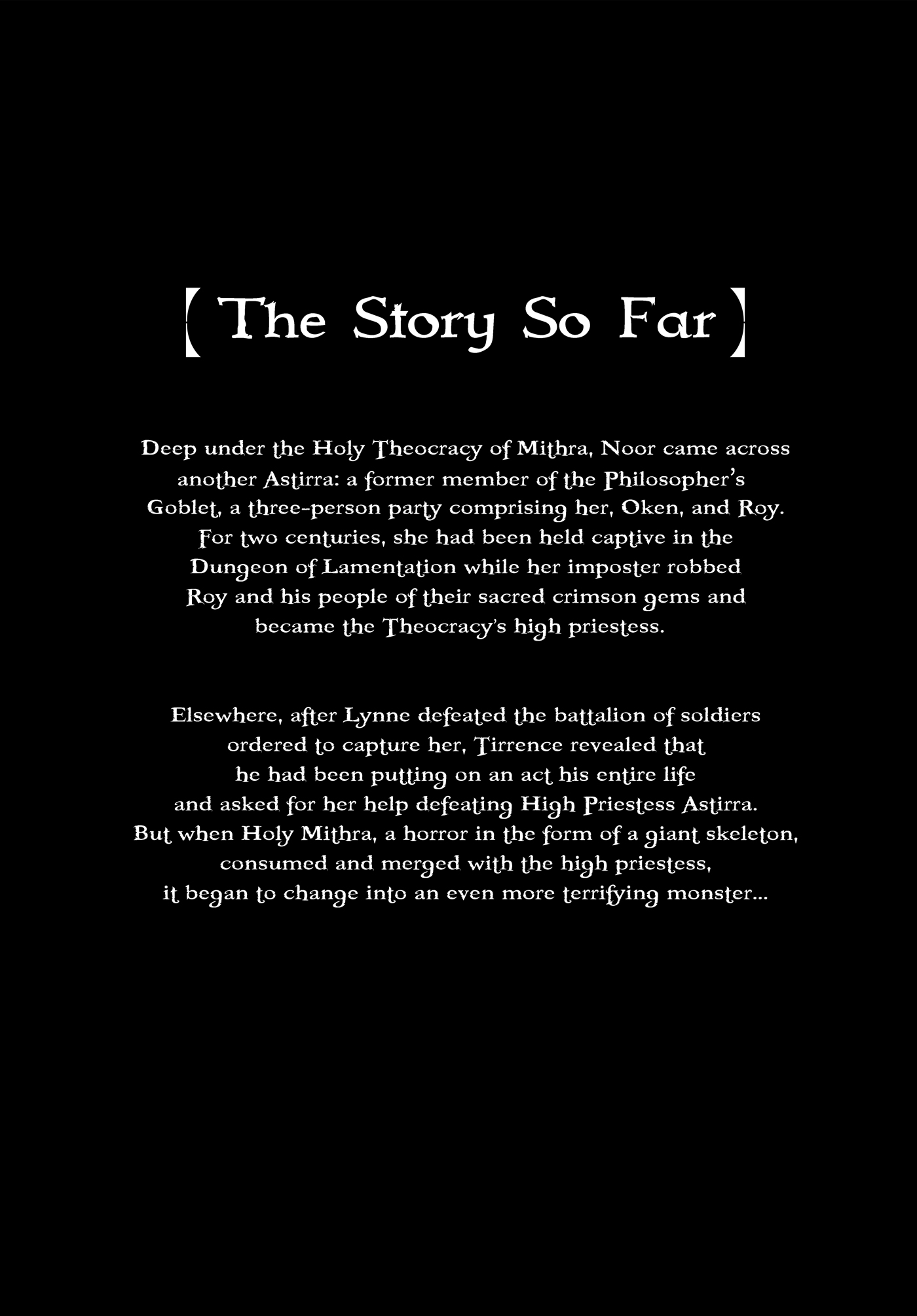 The Story So Far - 04