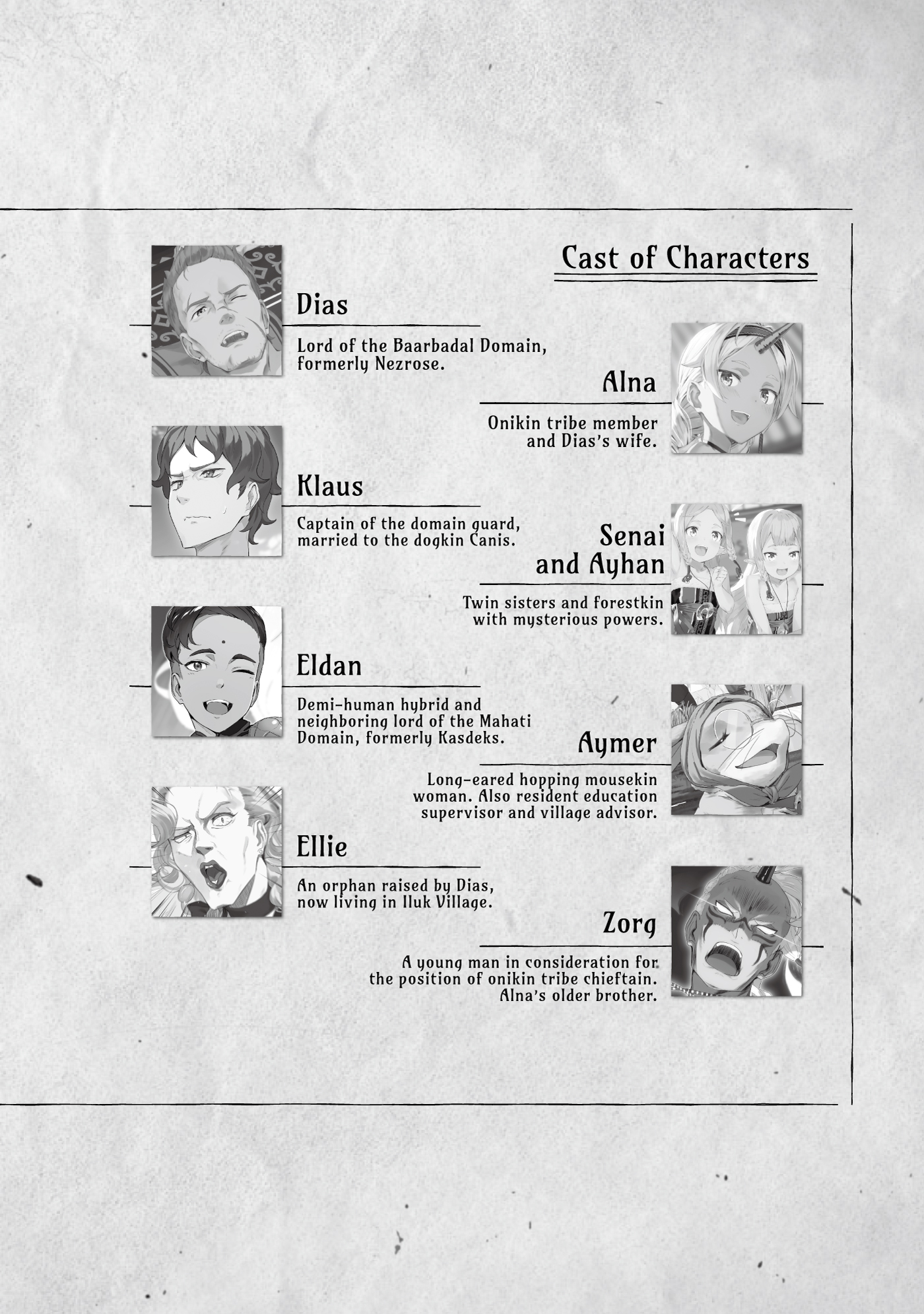 Characters and Aymer’s Report - 05