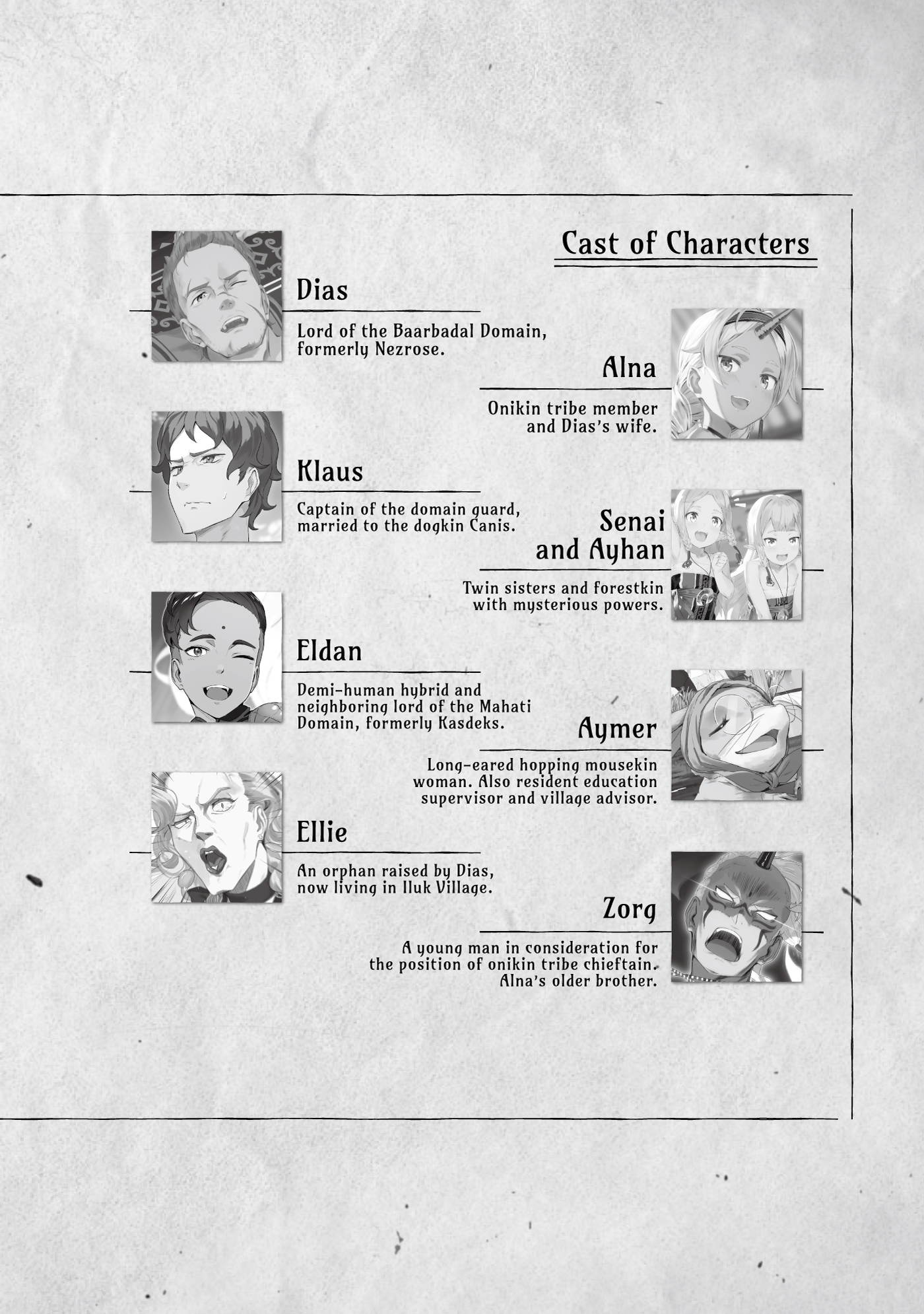 Characters and Aymer’s Report - 05