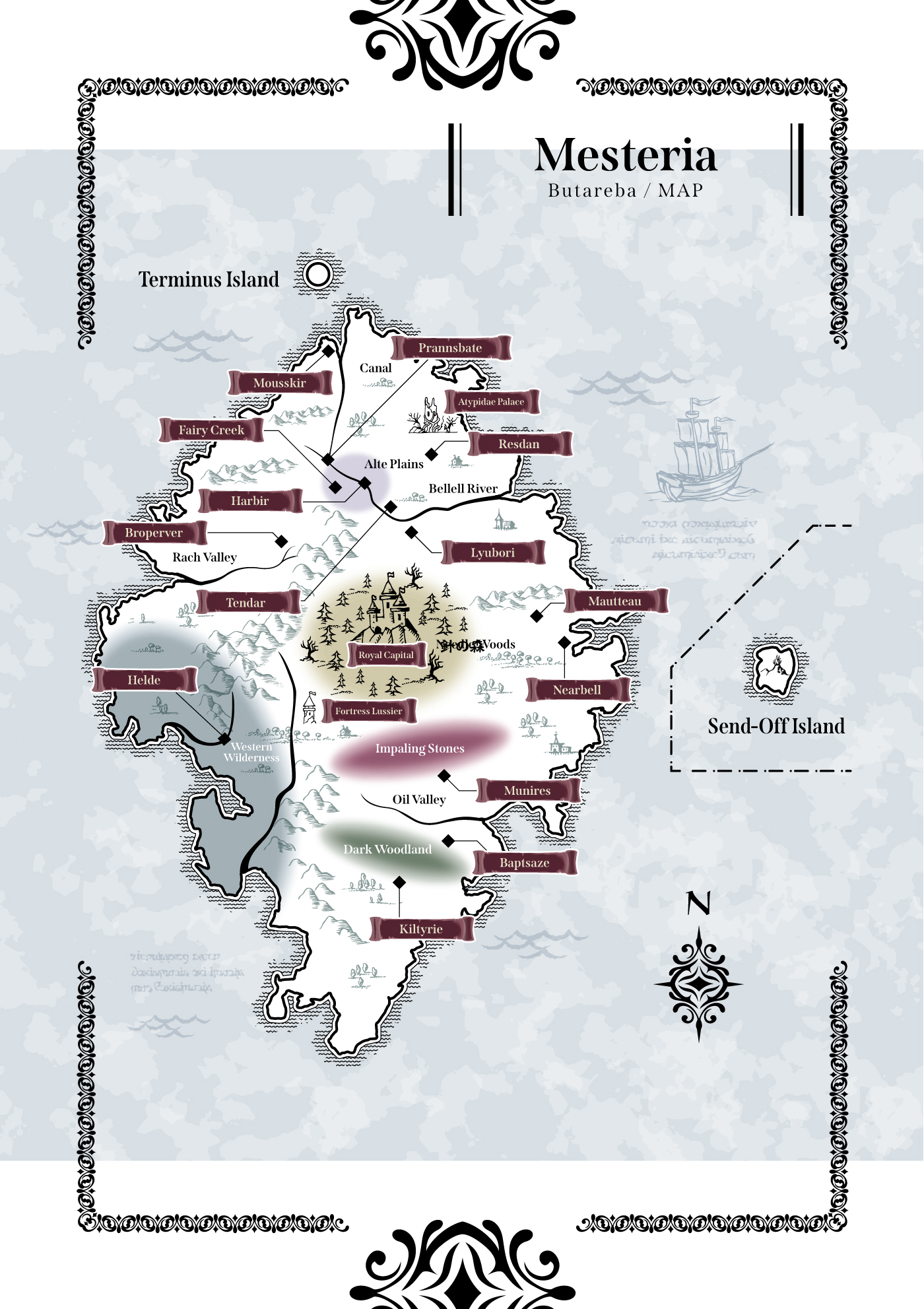 Map of Mesteria - 13