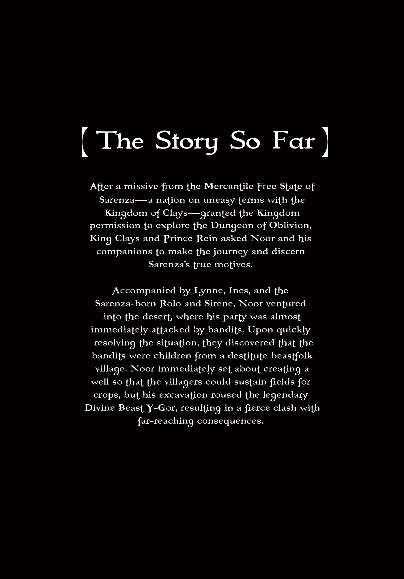 The Story So Far - 04