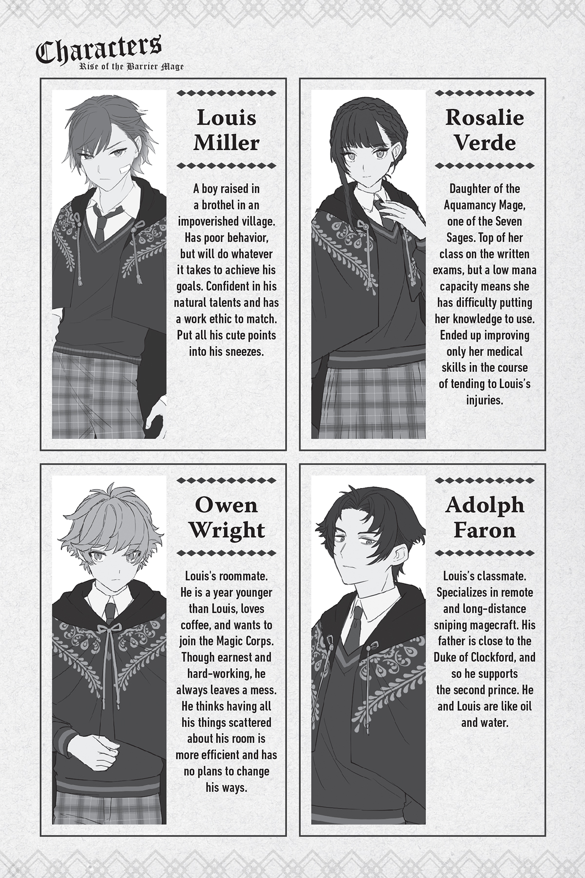 CHARACTERS SO FAR - 88