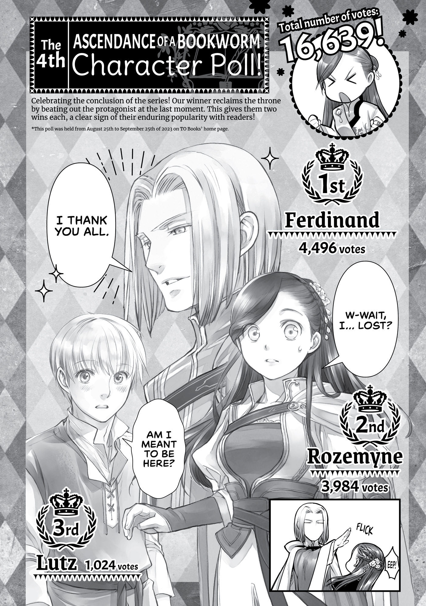 The 4th Ascendance of a Bookworm Character Poll! - 28