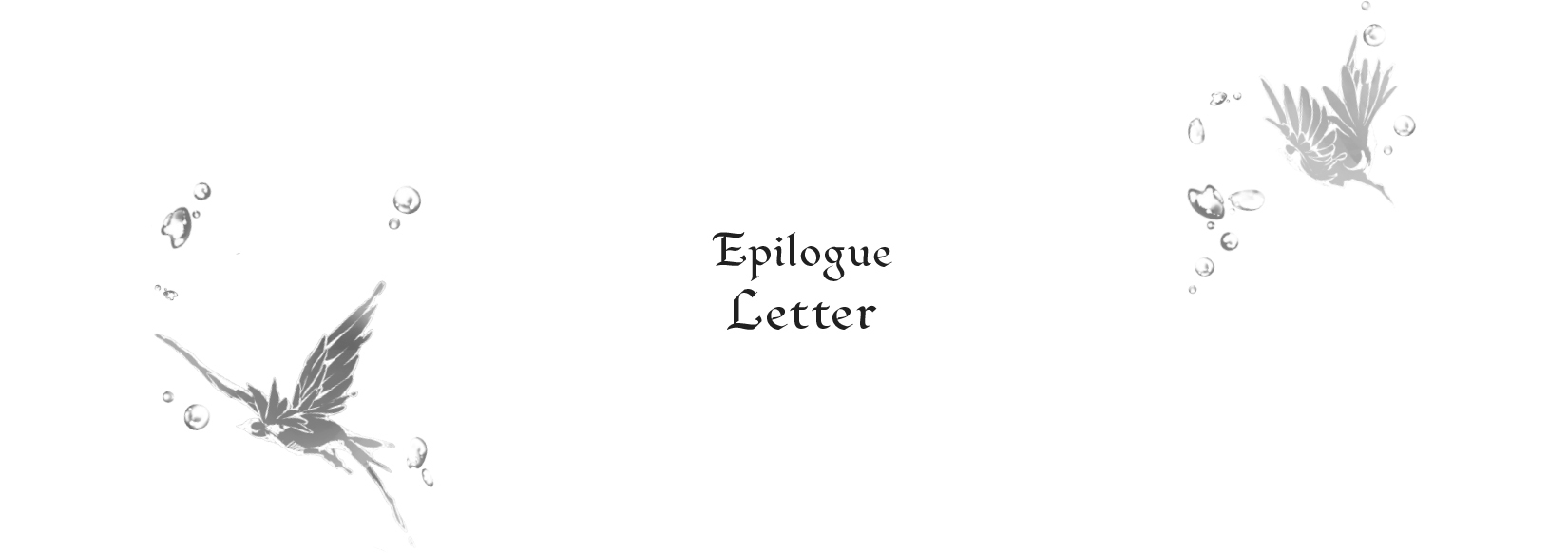 Epilogue. Letter - 24