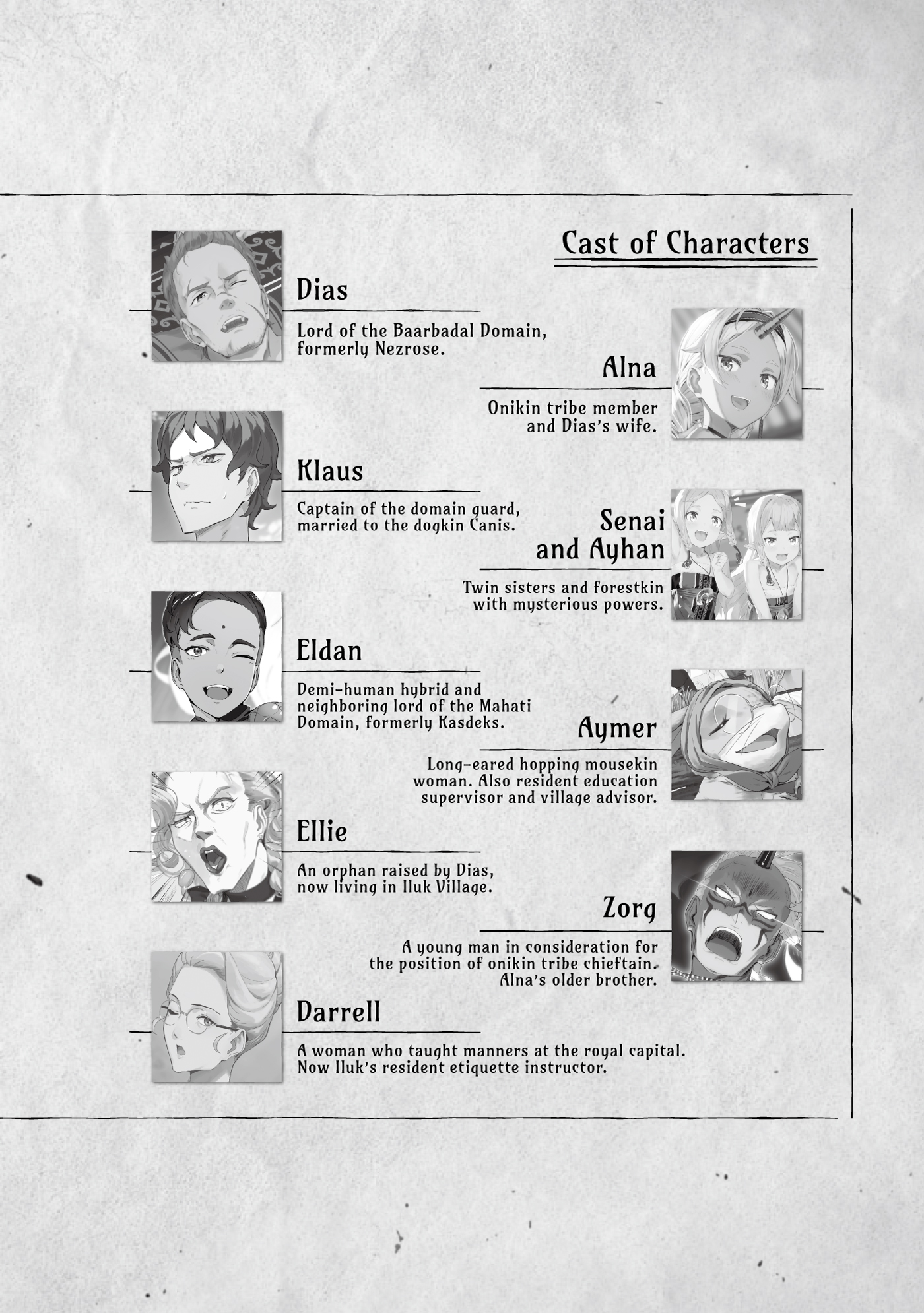 Characters and Aymer’s Report - 05