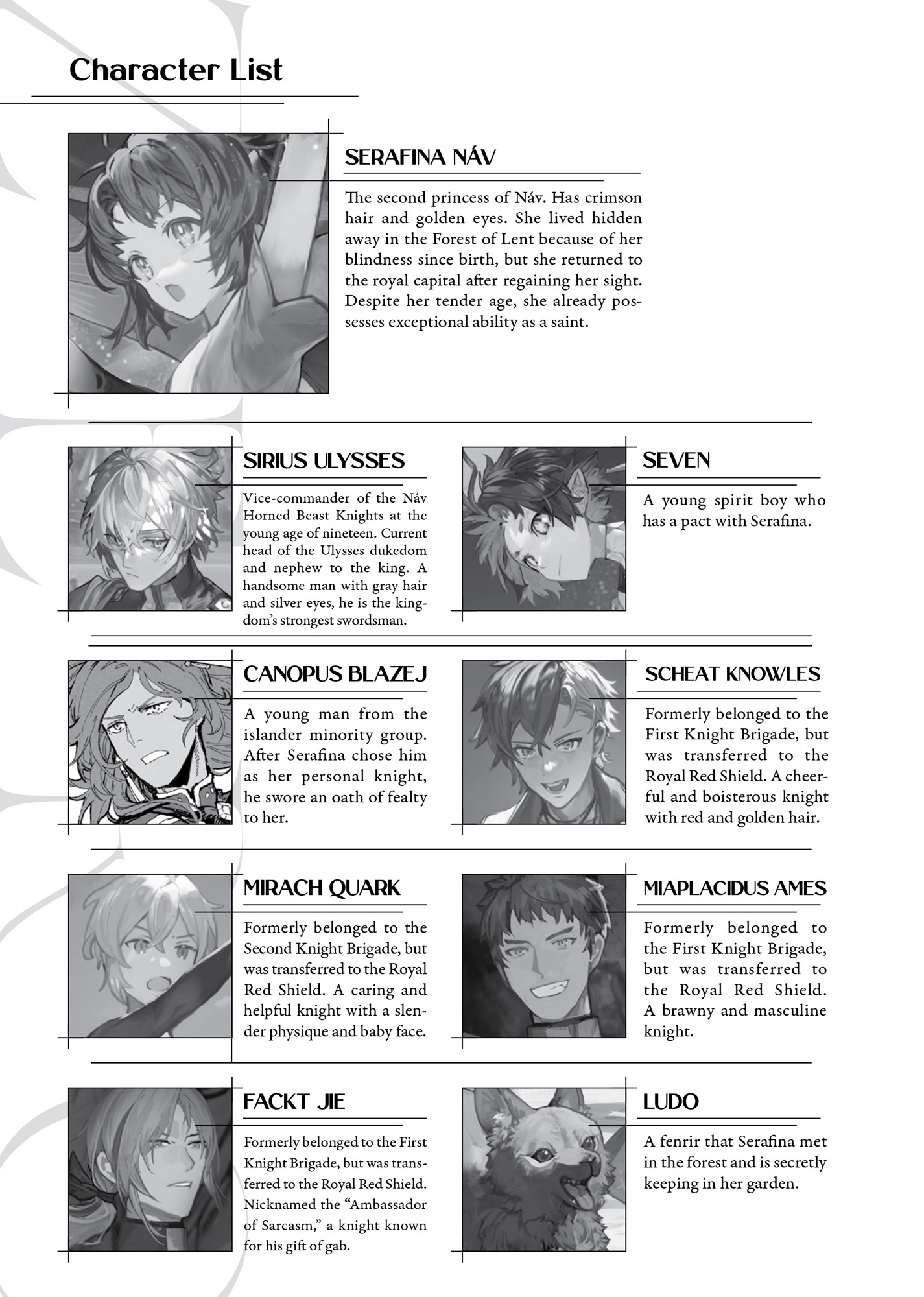 Character List - 08