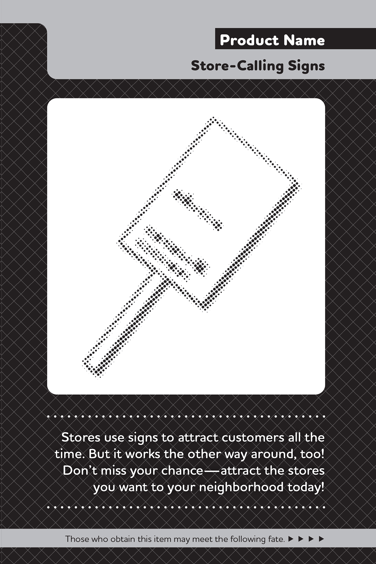 Product Name: Store-Calling Signs - 17