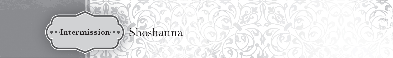 Intermission — Shoshanna - 46