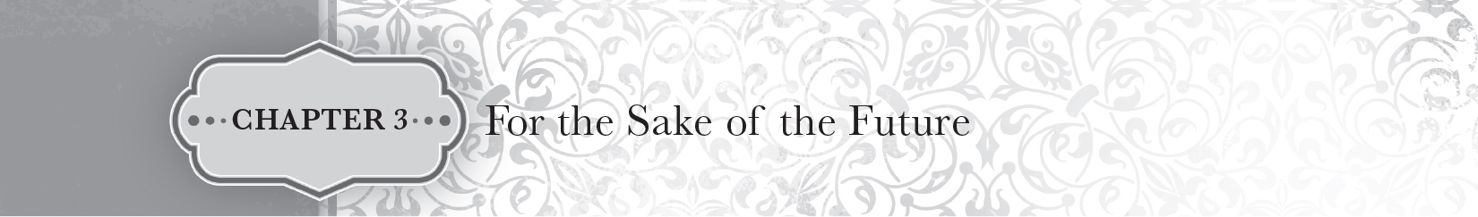Chapter 3 — For the Sake of the Future - 25