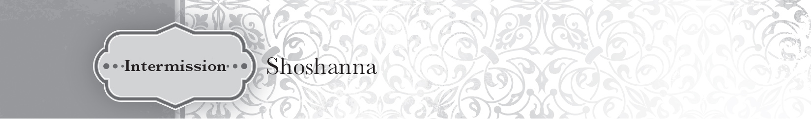 Intermission — Shoshanna - 39