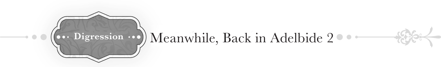Digression — Meanwhile, Back in Adelbide 2 - 28
