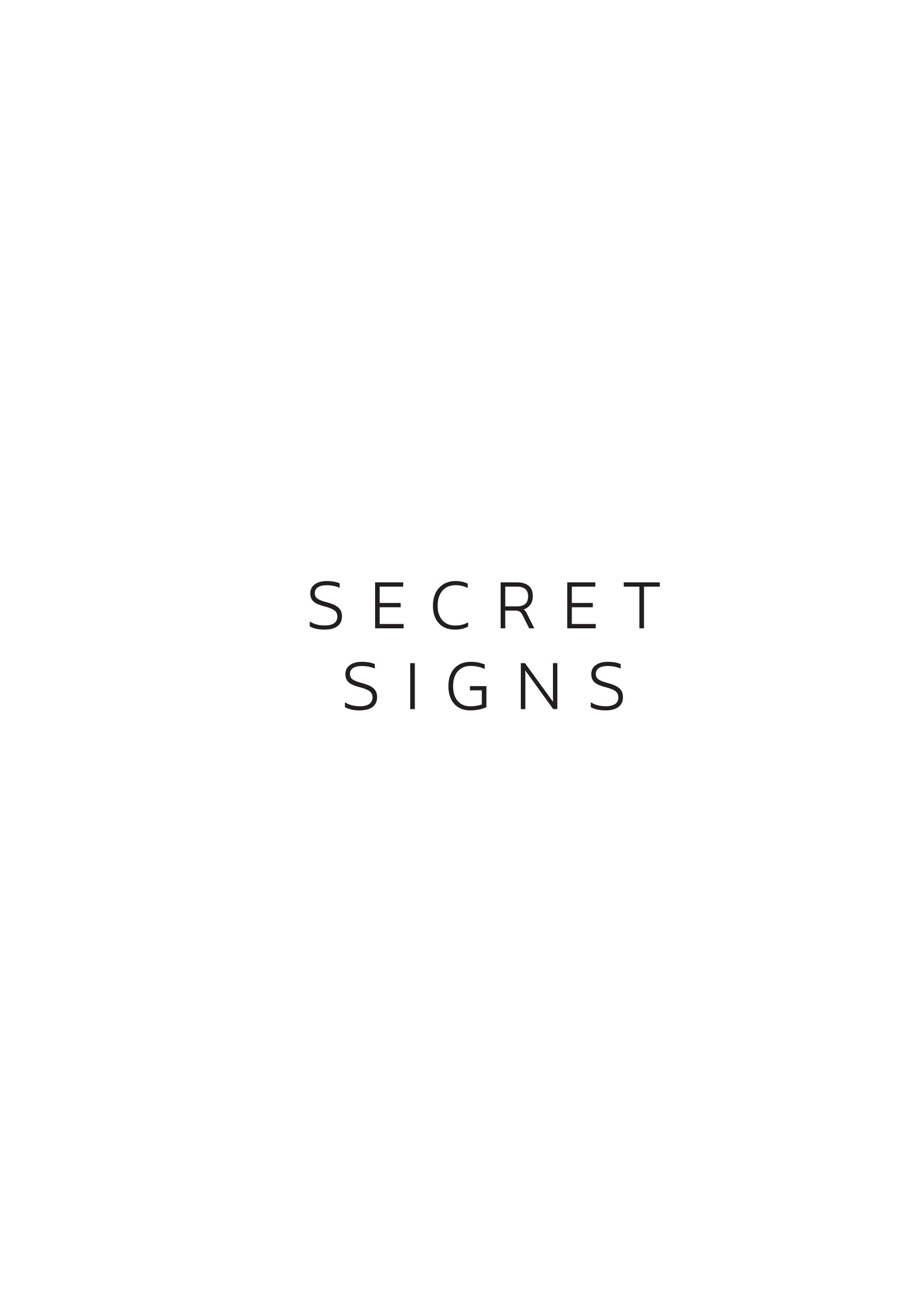 Secret Signs - 12