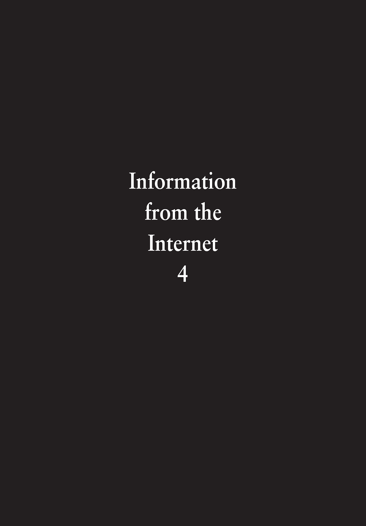 Information from the Internet 4 - 41