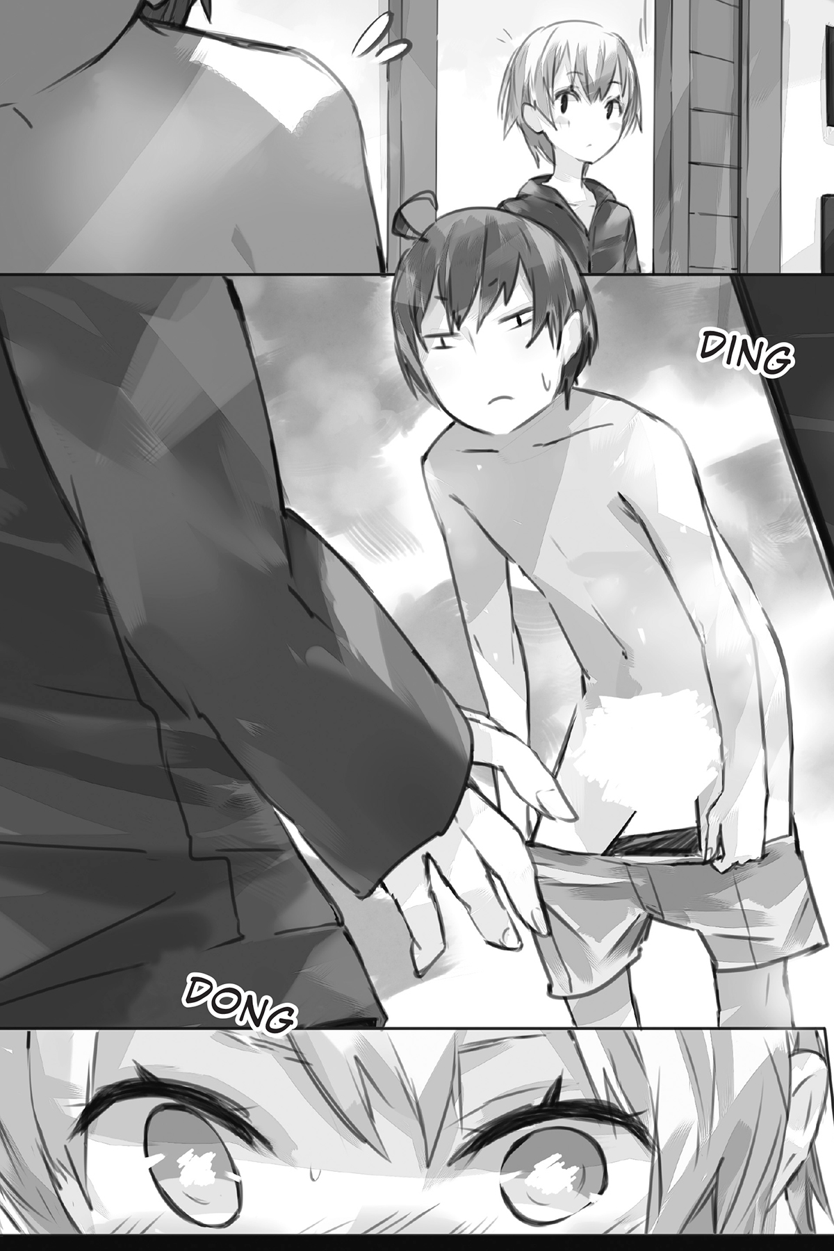 5 All alone, Yukino Yukinoshita gazes up at the night sky. - 44